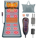 Full Body Electric Massage Mat – Heated, 10-Motor Vibration, Neck Pillow