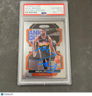2021-22 Panini Prizm #27 Mikal Bridges Signed Card AUTO PSA Slabbed Suns