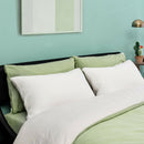 Set of 2 28 x18 Inch Shredded Memory Foam Bed Pillows with Bamboo Cooling Cover