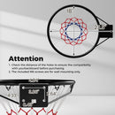 18" Basketball Rim Heavy Duty Wall Mounted Basketball Rim Goal Replacement