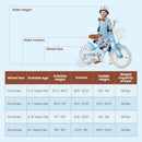 18 Inch Kids Bike with Adjustable Handlebar and Seat for 4-8 Year Old