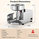 450W Electric Tomato Strainer Commercial Grade Food Mill Stainless Steel Sauce Maker