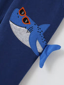 Children's Shark Applique Joggers