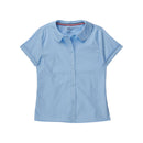 French Toast School Uniform Button Down Short Sleeve Peter Pan Blouse