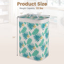 19 Gallon Bamboo Laundry Hamper with Removable Liner
