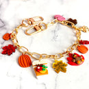 Fall Vibes Deluxe Tumbler Charm Necklace