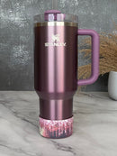 PINK GLITTER DRIP Tumbler Boot -fits 20-40oz NEW!