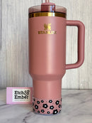 CLEAR BLACK DAISIES Tumbler Boot