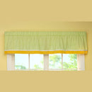 Carter's Animals Collection Window Valance, 60 x 14 Yellow Green Stripes