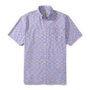 Hawaiian Shirts For Men Retro Hibiscus Print 100% Cotton Short Sleeve