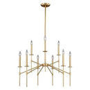 VAXCEL H0180 Kedzie 9L Chandelier Brass