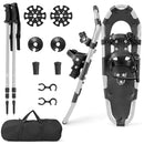 21/25/30 Inch 4-in-1 Lightweight Terrain Snowshoes with Flexible Pivot System