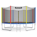 14 Feet Trampoline with Safety Enclosure Net and Ladder Outdoor for Kids Adults