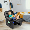Kids Recliner Chair with Cup Holder and Footrest for Children