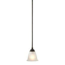 Progress Lighting Renovations Collection Mini-Pendant w/ Etched Glass