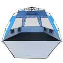 3-4 Person Easy Pop Up Beach Tent UPF 50+ Portable Sun Shelter