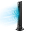 40 Inch Tower Fan with Remote 75Àö Oscillating Fan with 3 Wind Modes and 4 Wind Speeds-Black
