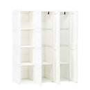 Foldable Closet Clothes Organizer with 8 Cubby Storage
