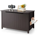 Wooden Cat Litter Box Enclosure with Top Opening Side Table Furniture