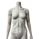 LulusComing Out of My Cage Silver Beaded Bodychain