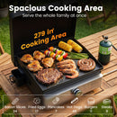 Portable Gas Griddle 1-Burner with Ceramic Non-Stick Plate
