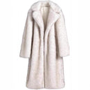Extended Women's Clothing Imitation Fox Fur Warm Winter Coat