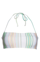 ONeill Dreamland Beach Stripe Bandeau Bikini Top, Size XS