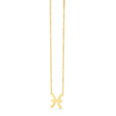 14K Yellow Gold Pisces Necklace