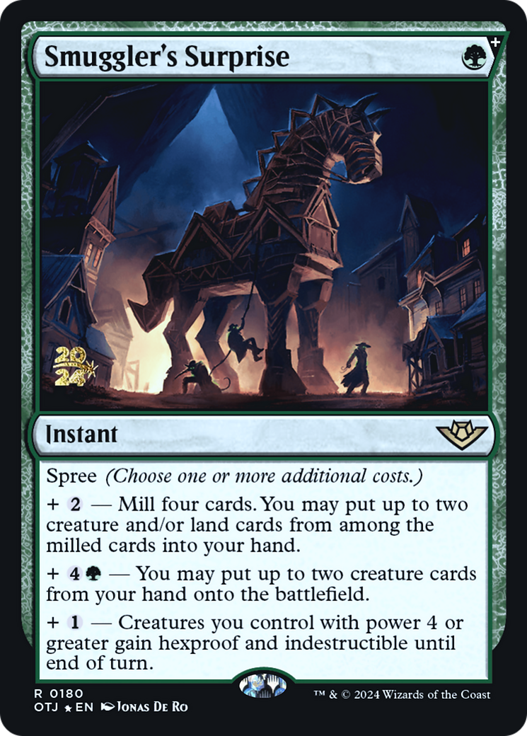 Smuggler's Surprise (PRE-180) - Outlaws of Thunder Junction Promos Foil