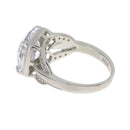 Cubic Zirconium Ring Sterling Silver