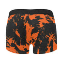 Black and Orange Spooky Paint Splatter Graffiti Boxer Briefs