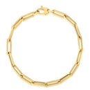 10K Yellow Gold Lite Paperclip Bracelet (4.20 mm)