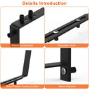4Pcs Adjustable Planter Box Brackets Flower Box Holders Window Boxes Planters Hooks No Drill Railing Planter Mounts for Windowsills Garden Fences Balc