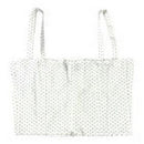 Danielle Bernstein Dot Cropped Tank Top, Size 8
