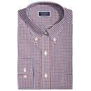 Club Room Mens Classic/Regular Fit Multi Gingham Dress Shirt