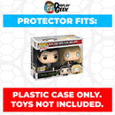 Pop Protector for 2 Pack Black Lodge Cooper & Laura SDCC Funko Pop