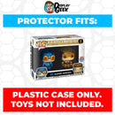 Pop Protector for 2 Pack Blue Beetle & Booster Gold Metallic Funko Pop