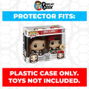 Pop Protector for 2 Pack Brie & Nikki Bella Twins Black Uniform Funko Pop