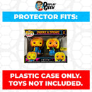 Pop Protector for 2 Pack Chucky & Tiffany Blacklight Funko Pop