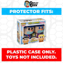 Pop Protector for 2 Pack Fred & Barney Blue Hair SDCC Funko Pop