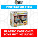 Pop Protector for 2 Pack Fred & Barney Red Hair SDCC Funko Pop