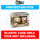 Pop Protector for 2 Pack Leslie & Ron Locked In Funko Pop