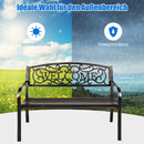 Outdoor Furniture Steel Frame Porch Garden Bench