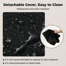 2-Pack Outdoor Patio Cushion Set with Removable Covers