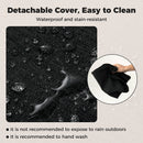 2-Pack Outdoor Patio Cushion Set with Removable Covers