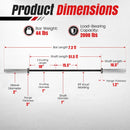 7ft Olympic Barbell 2000 lbs Capacity for Weightlifting
