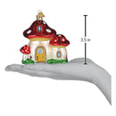 Mushroom House Ornament