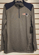 New England Patriots Lightweight Zip Long Sleeve Shirt