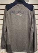 New England Patriots Lightweight Zip Long Sleeve Shirt