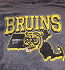 Boston Bruins Centennial Massachusetts Team Vintage Tri-Blend Shirt